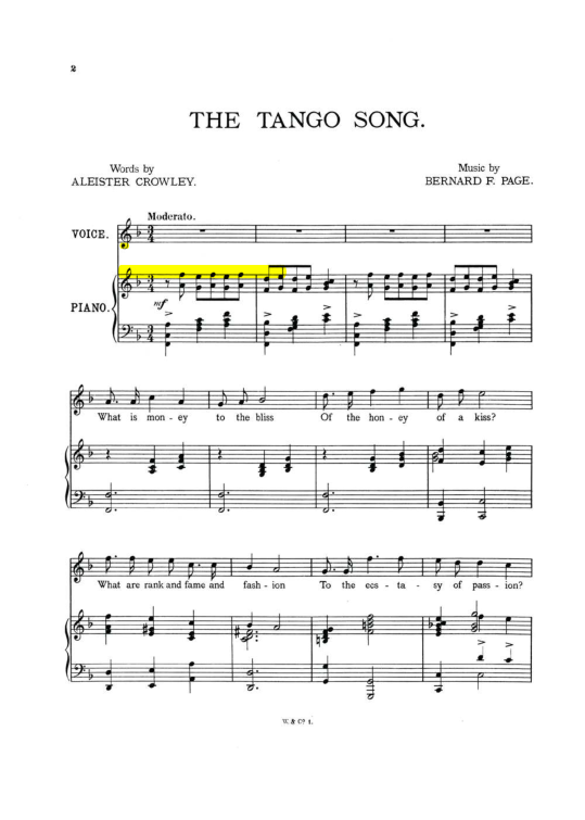 Original scan of The Tango Song, PDF page 2
