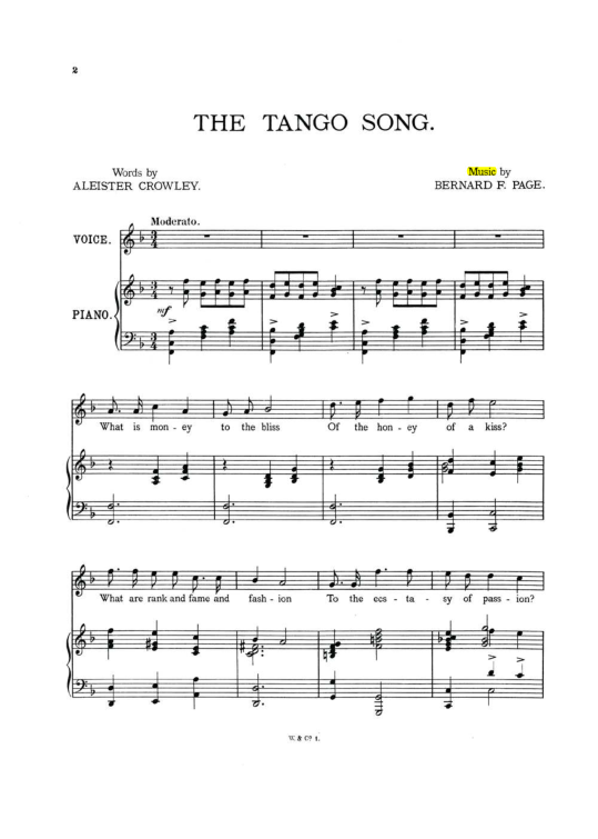 Original scan of The Tango Song, PDF page 2