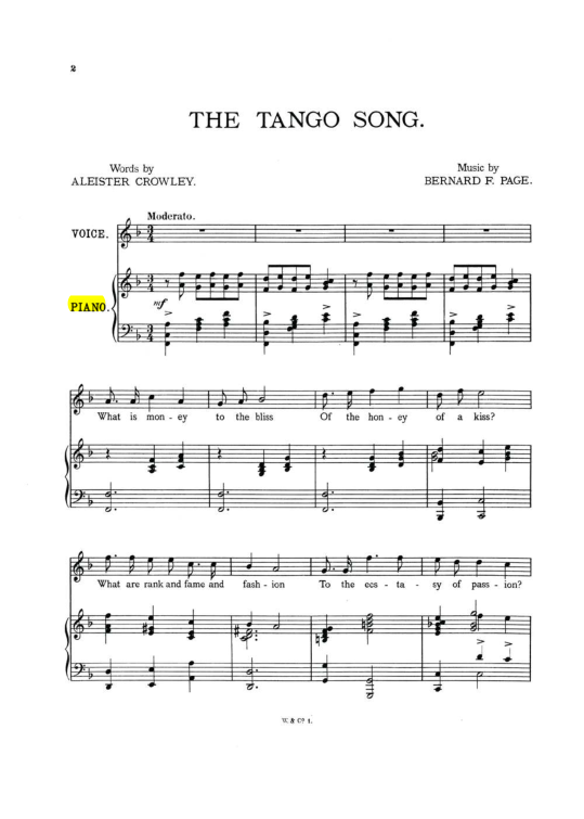 Original scan of The Tango Song, PDF page 2