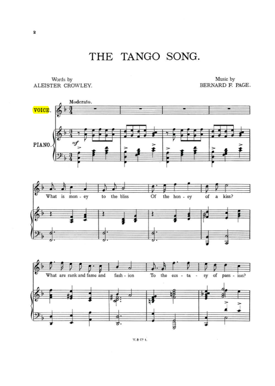 Original scan of The Tango Song, PDF page 2