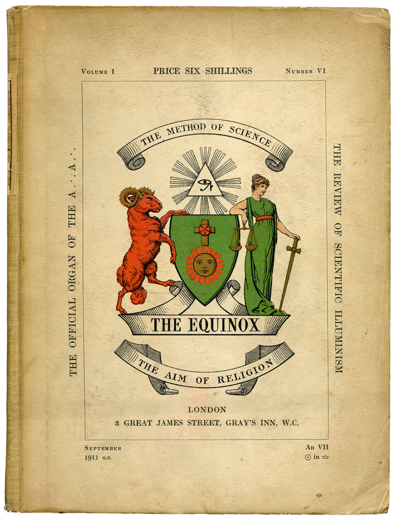Original scan of The Equinox (Volume I, Number VI), PDF page 1
