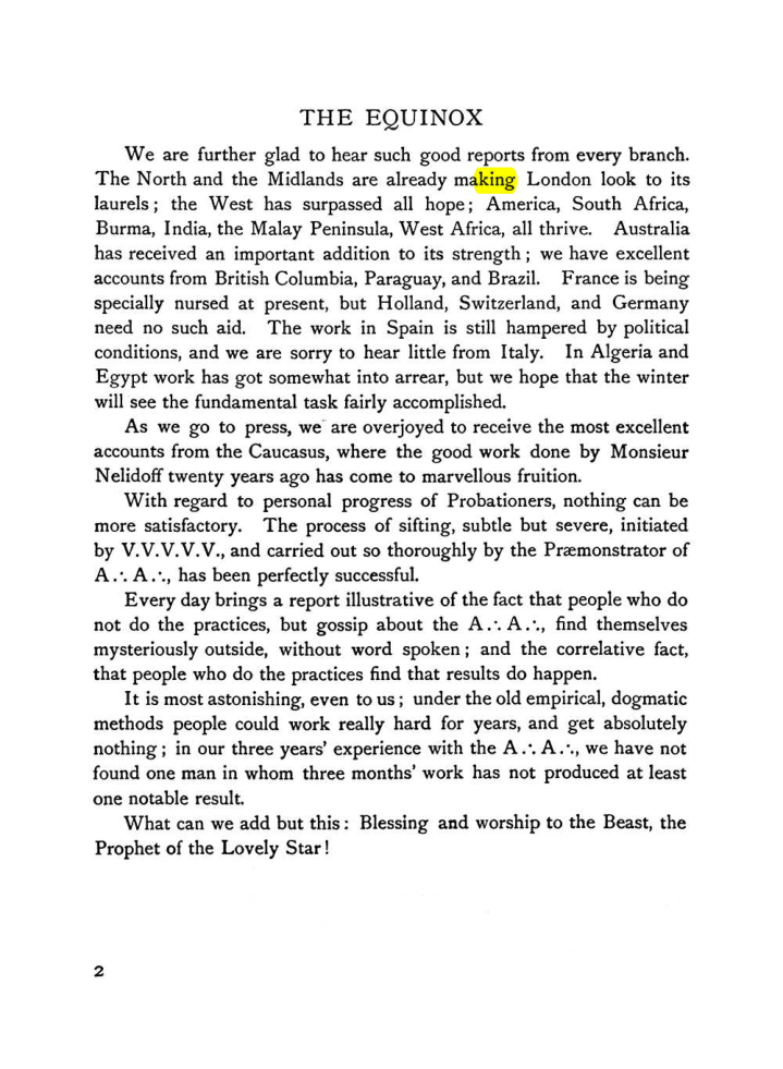 Original scan of The Equinox (Volume I, Number VI), PDF page 10