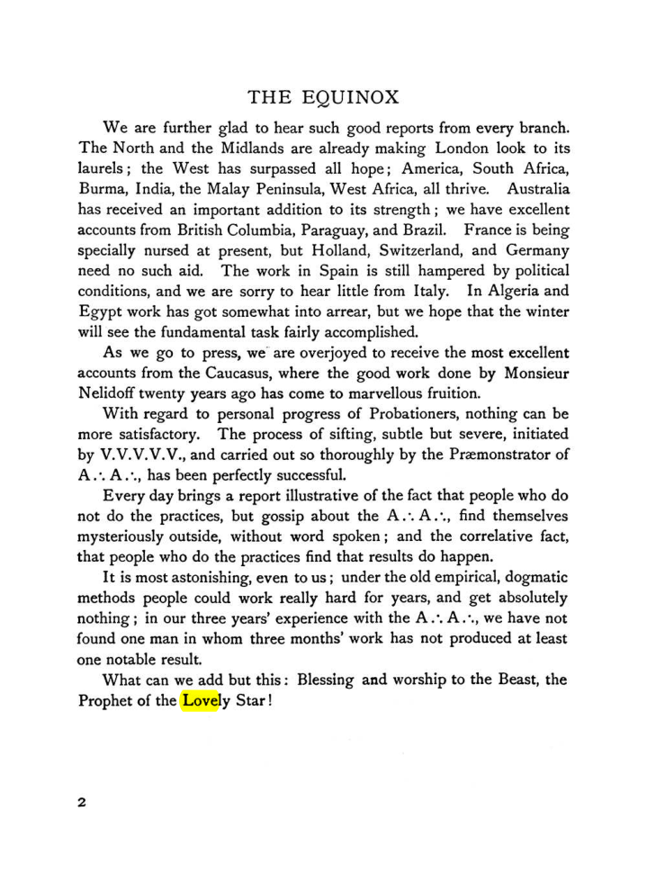 Original scan of The Equinox (Volume I, Number VI), PDF page 10