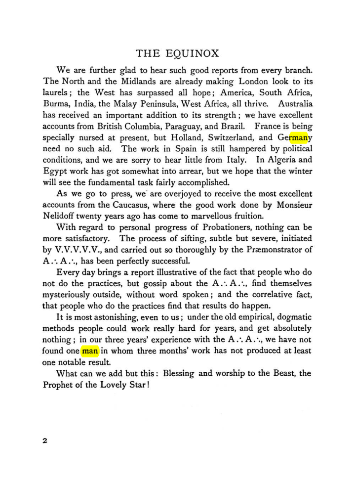 Original scan of The Equinox (Volume I, Number VI), PDF page 10