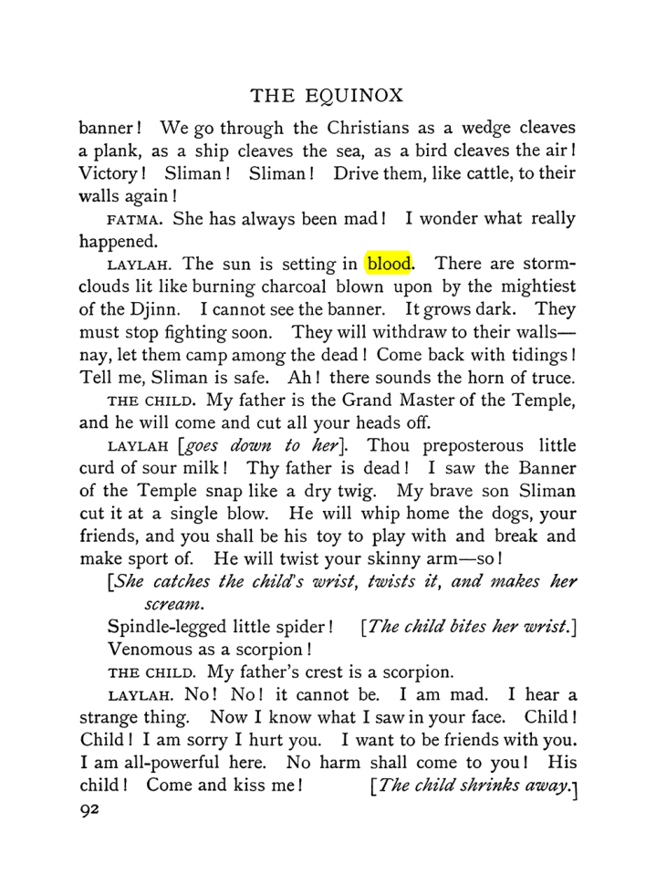 Original scan of The Equinox (Volume I, Number VI), PDF page 100