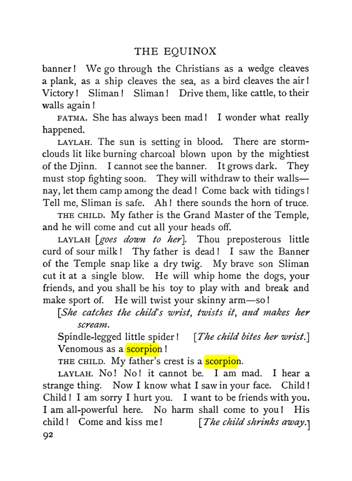 Original scan of The Equinox (Volume I, Number VI), PDF page 100