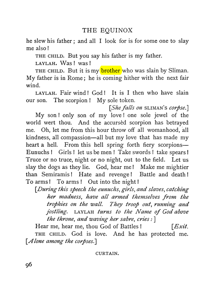 Original scan of The Equinox (Volume I, Number VI), PDF page 104