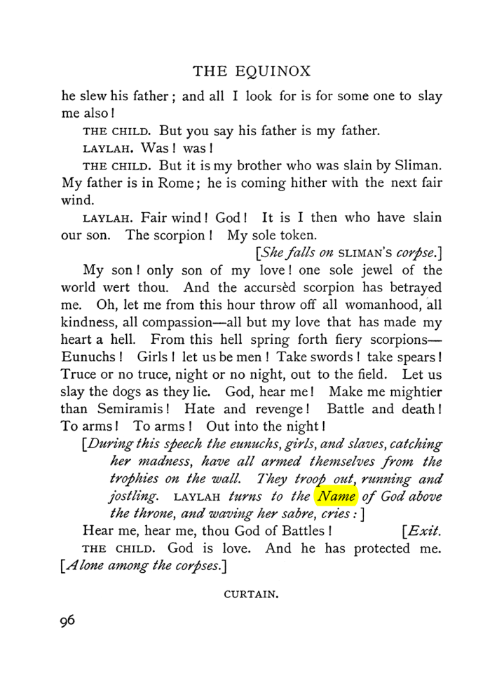 Original scan of The Equinox (Volume I, Number VI), PDF page 104