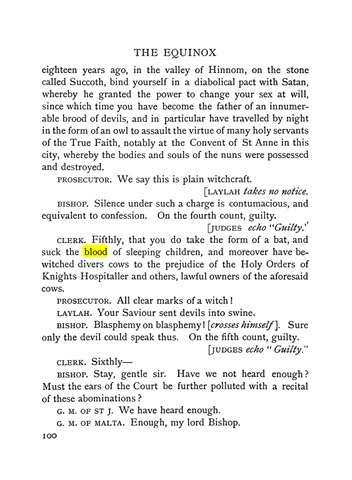 Original scan of The Equinox (Volume I, Number VI), PDF page 108