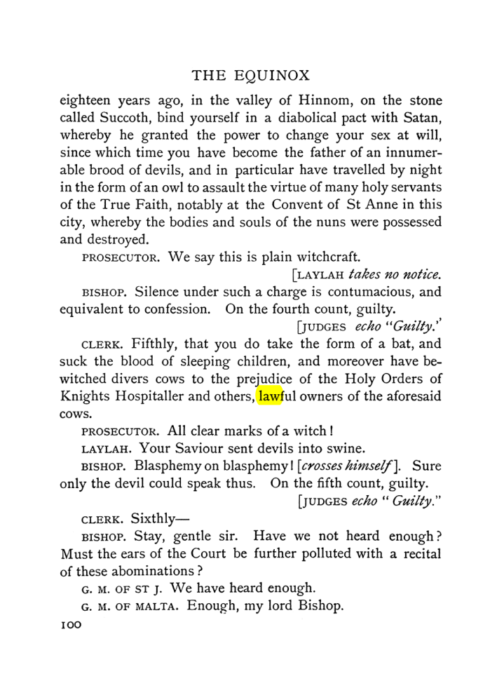Original scan of The Equinox (Volume I, Number VI), PDF page 108