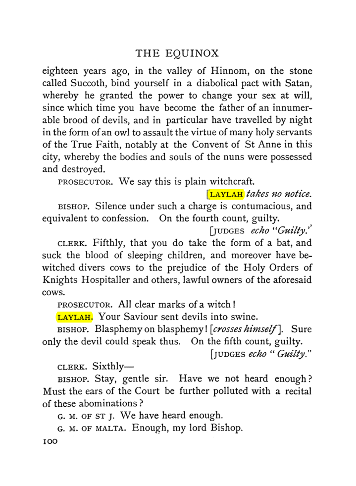 Original scan of The Equinox (Volume I, Number VI), PDF page 108