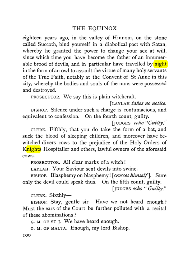 Original scan of The Equinox (Volume I, Number VI), PDF page 108