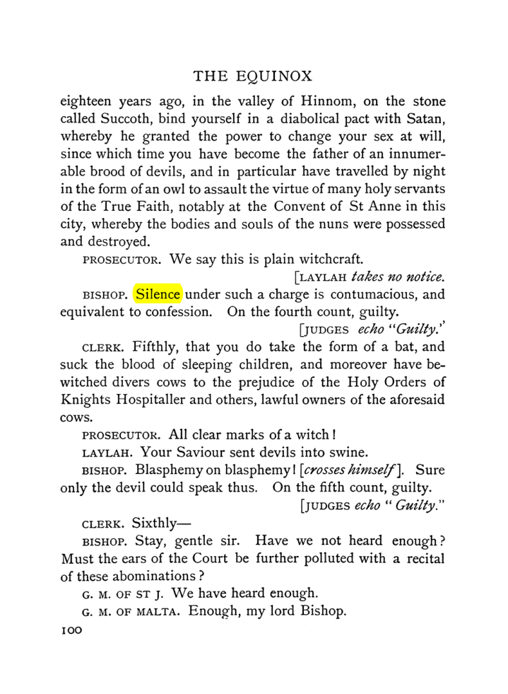Original scan of The Equinox (Volume I, Number VI), PDF page 108