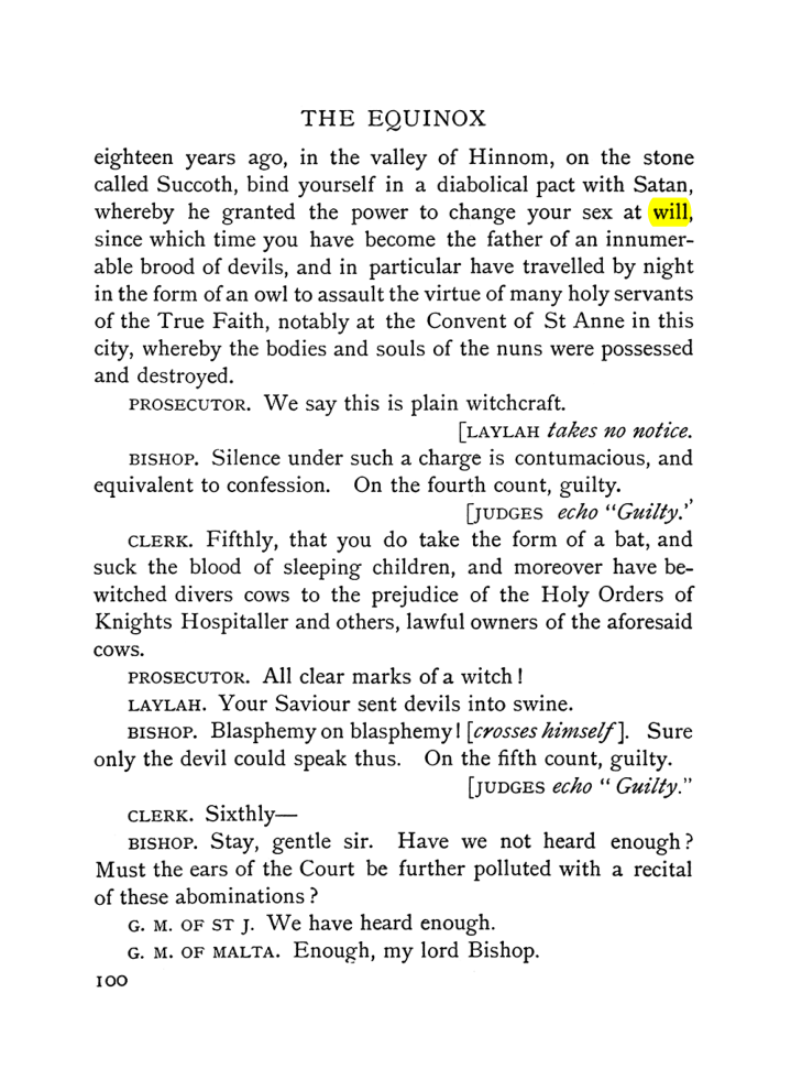 Original scan of The Equinox (Volume I, Number VI), PDF page 108