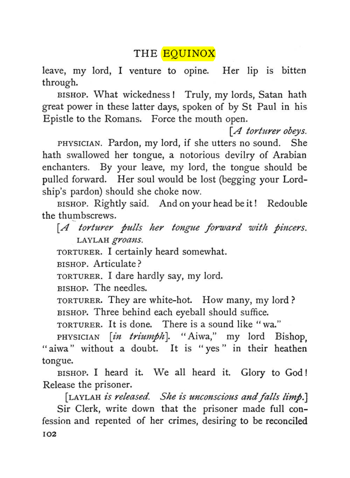 Original scan of The Equinox (Volume I, Number VI), PDF page 110