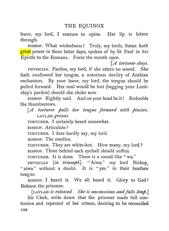 Original scan of The Equinox (Volume I, Number VI), PDF page 110