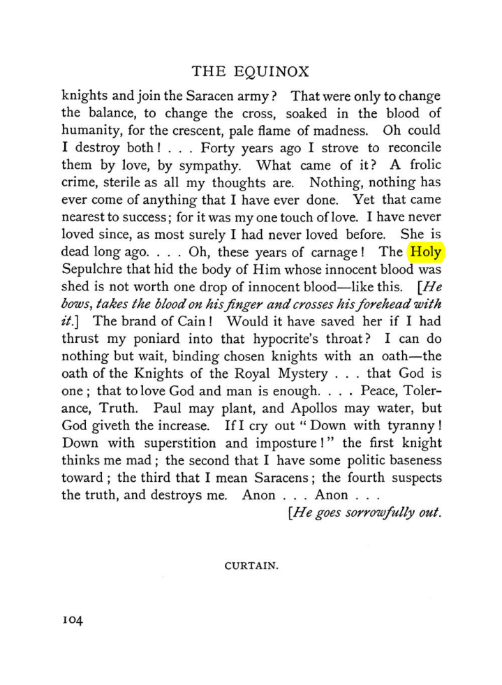 Original scan of The Equinox (Volume I, Number VI), PDF page 112