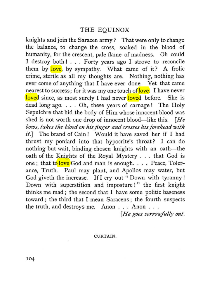 Original scan of The Equinox (Volume I, Number VI), PDF page 112