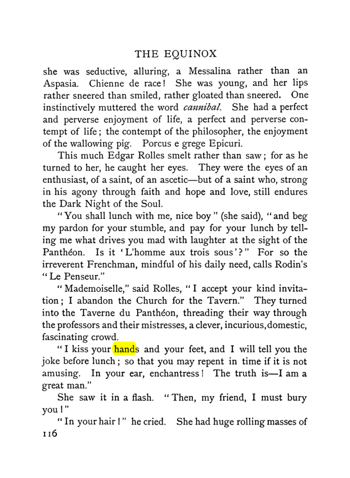 Original scan of The Equinox (Volume I, Number VI), PDF page 124