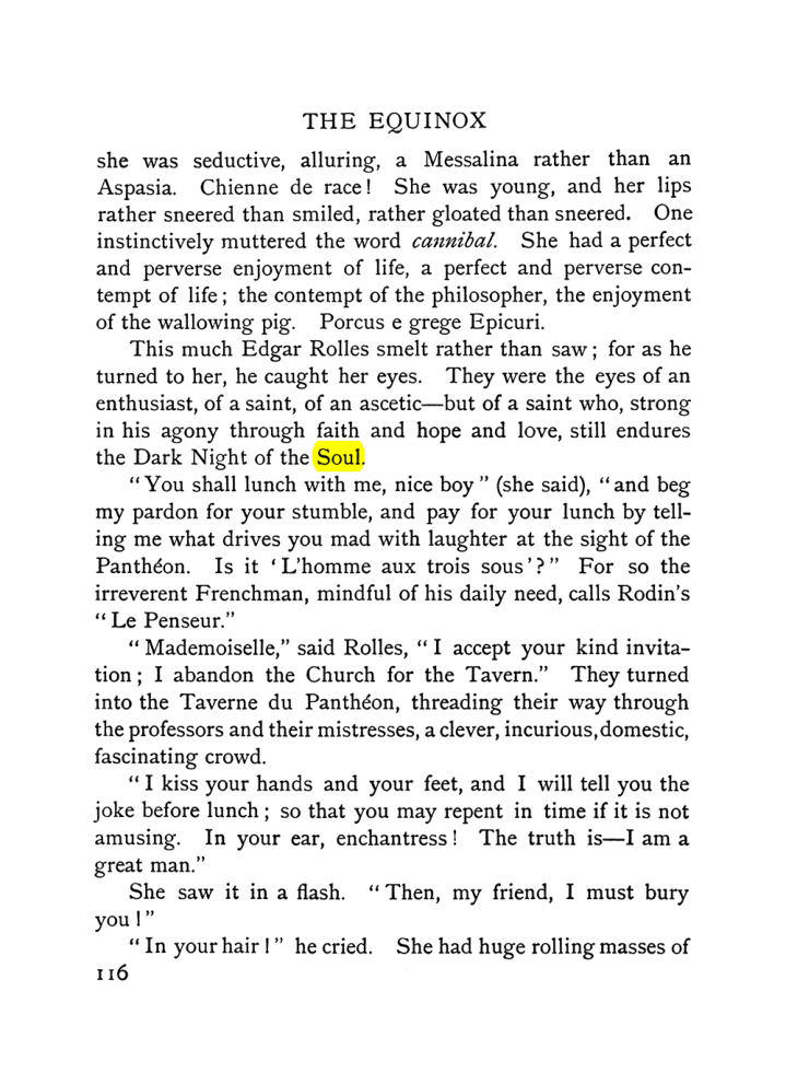 Original scan of The Equinox (Volume I, Number VI), PDF page 124