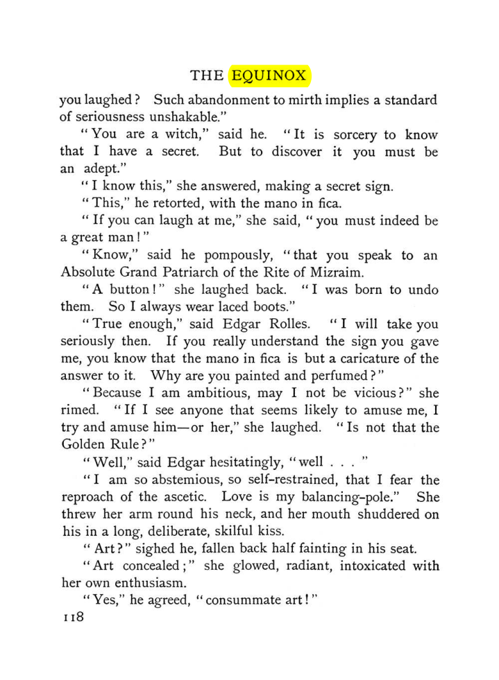 Original scan of The Equinox (Volume I, Number VI), PDF page 126