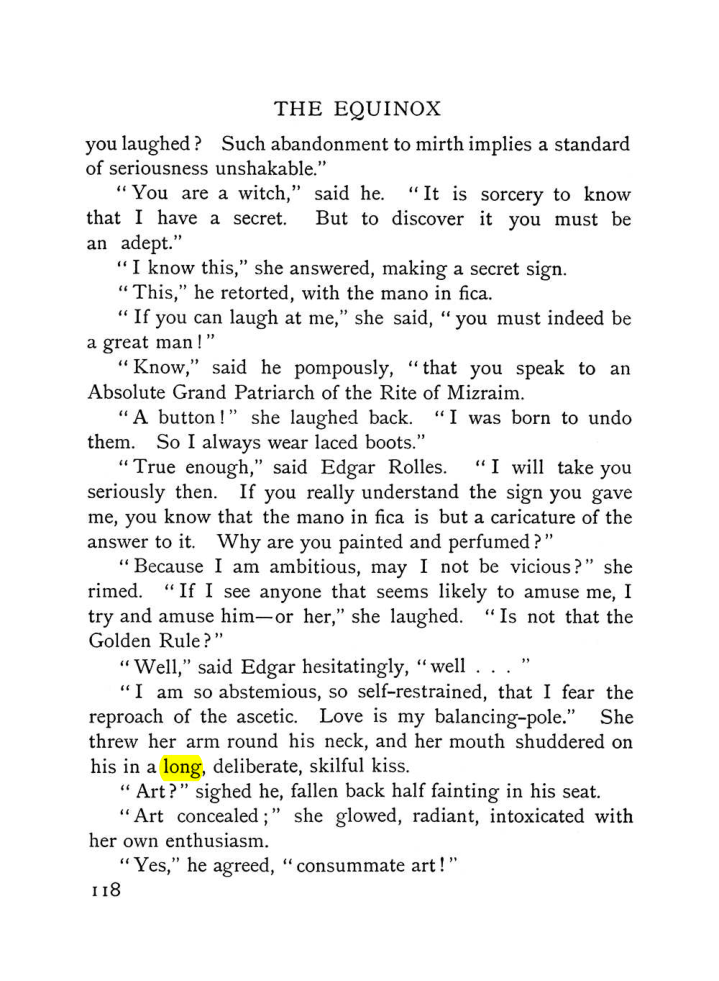 Original scan of The Equinox (Volume I, Number VI), PDF page 126