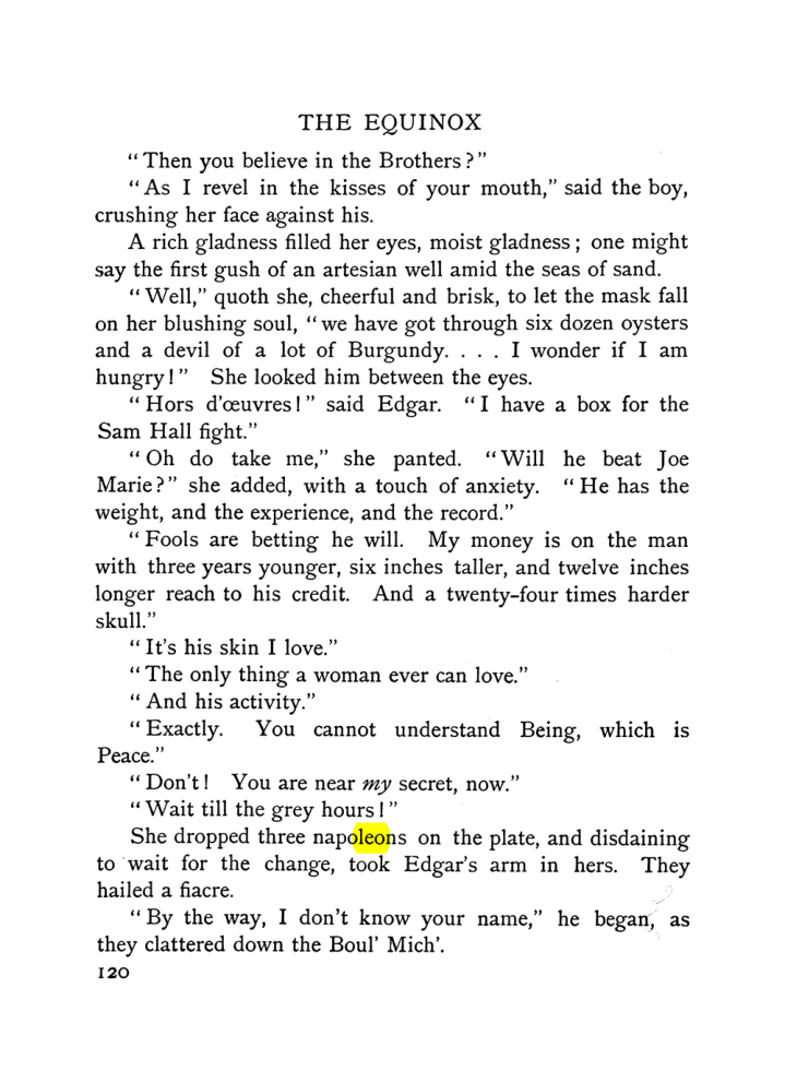 Original scan of The Equinox (Volume I, Number VI), PDF page 128