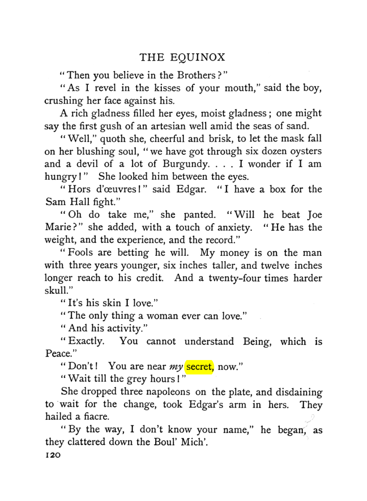 Original scan of The Equinox (Volume I, Number VI), PDF page 128