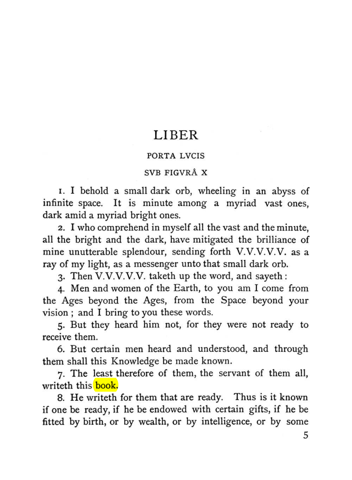 Original scan of The Equinox (Volume I, Number VI), PDF page 13
