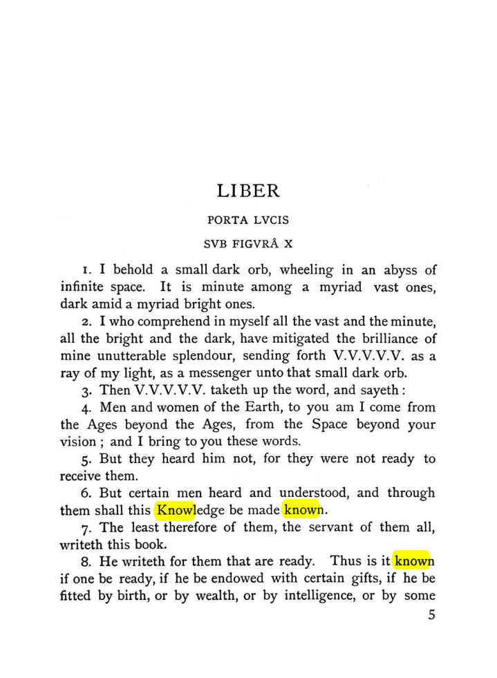 Original scan of The Equinox (Volume I, Number VI), PDF page 13