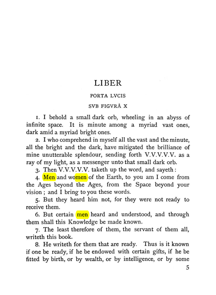 Original scan of The Equinox (Volume I, Number VI), PDF page 13