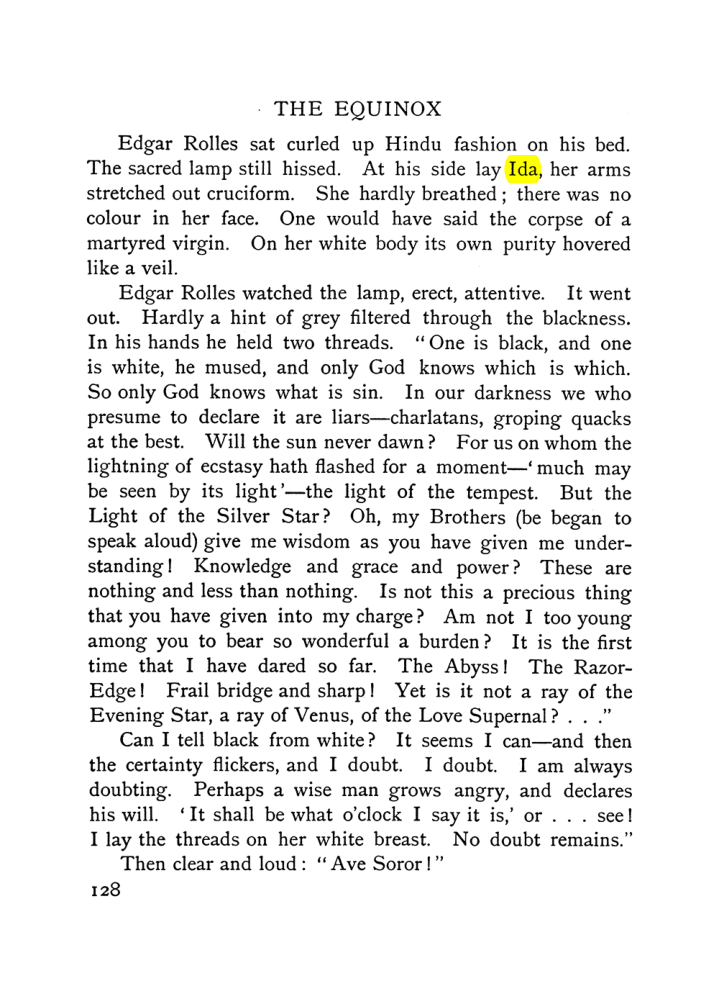Original scan of The Equinox (Volume I, Number VI), PDF page 136