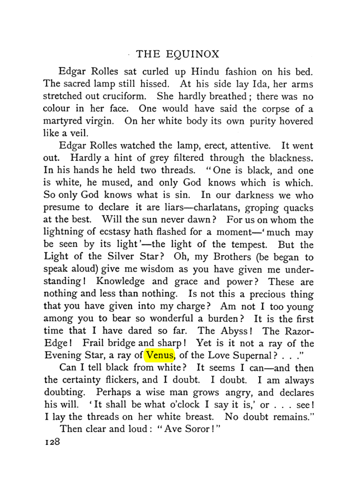 Original scan of The Equinox (Volume I, Number VI), PDF page 136