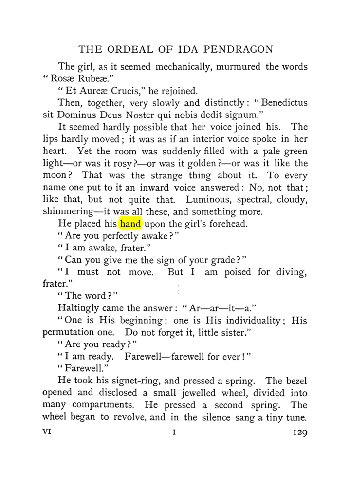 Original scan of The Equinox (Volume I, Number VI), PDF page 137