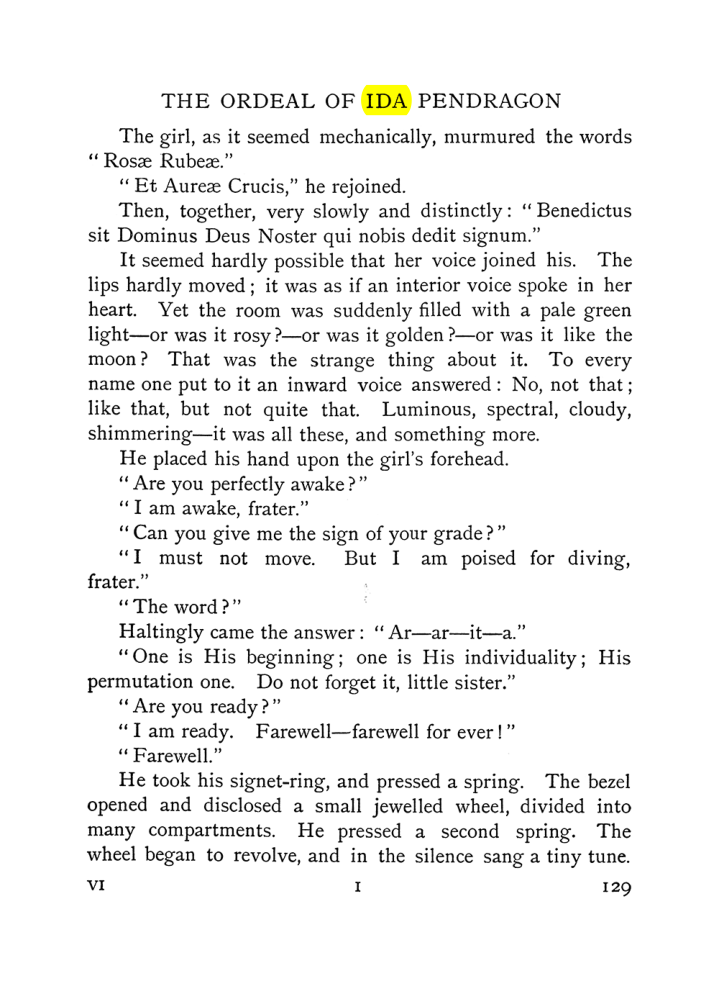 Original scan of The Equinox (Volume I, Number VI), PDF page 137