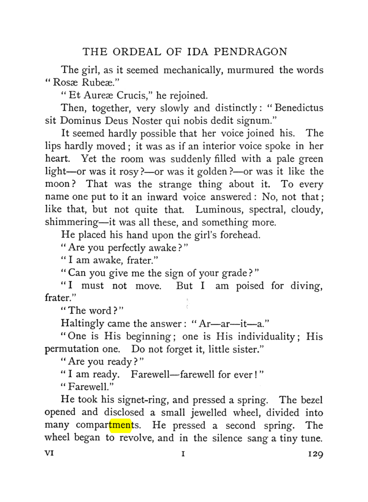 Original scan of The Equinox (Volume I, Number VI), PDF page 137