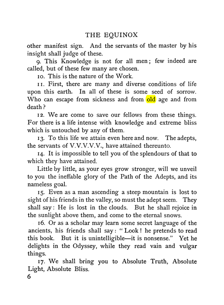 Original scan of The Equinox (Volume I, Number VI), PDF page 14