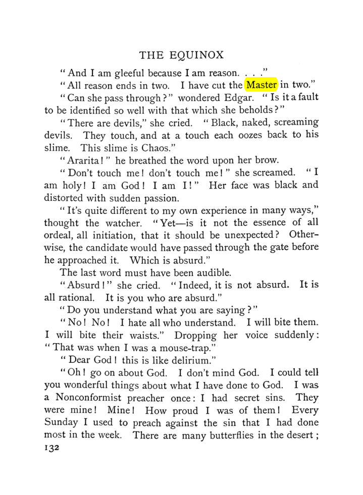 Original scan of The Equinox (Volume I, Number VI), PDF page 140