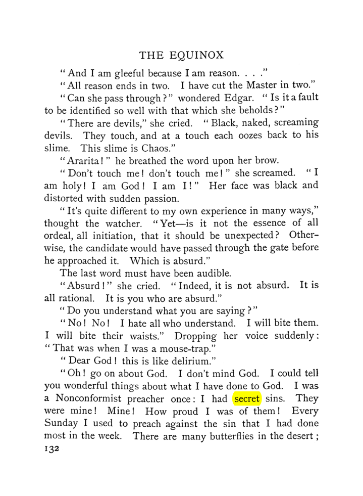 Original scan of The Equinox (Volume I, Number VI), PDF page 140