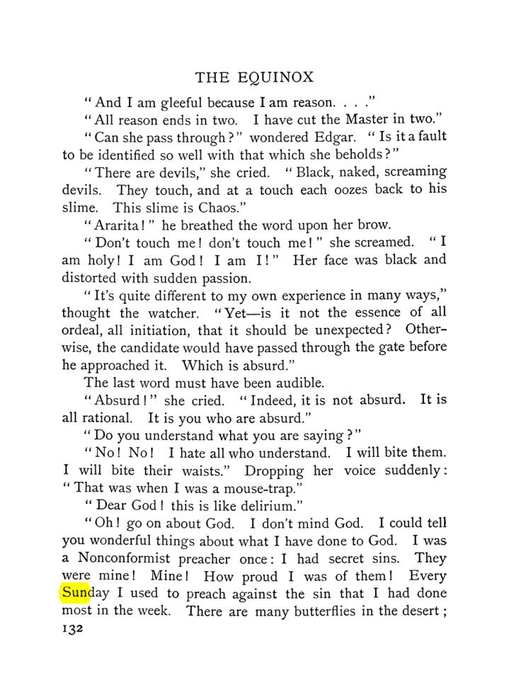 Original scan of The Equinox (Volume I, Number VI), PDF page 140