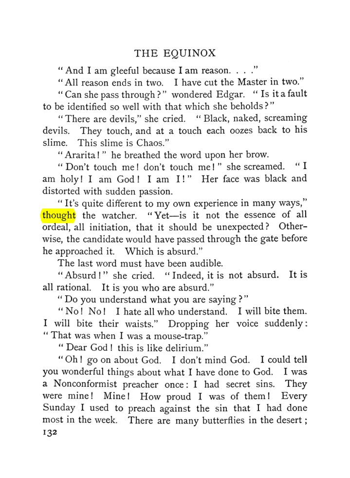 Original scan of The Equinox (Volume I, Number VI), PDF page 140