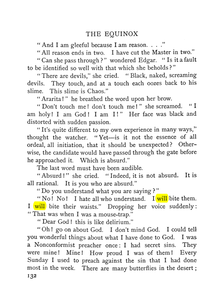 Original scan of The Equinox (Volume I, Number VI), PDF page 140