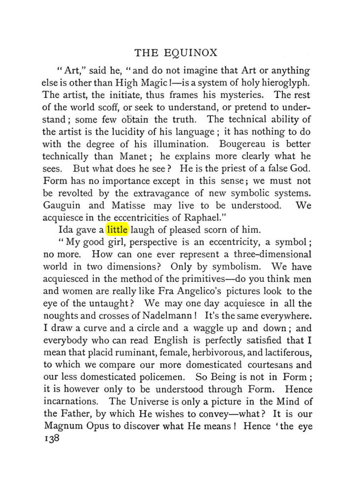 Original scan of The Equinox (Volume I, Number VI), PDF page 146
