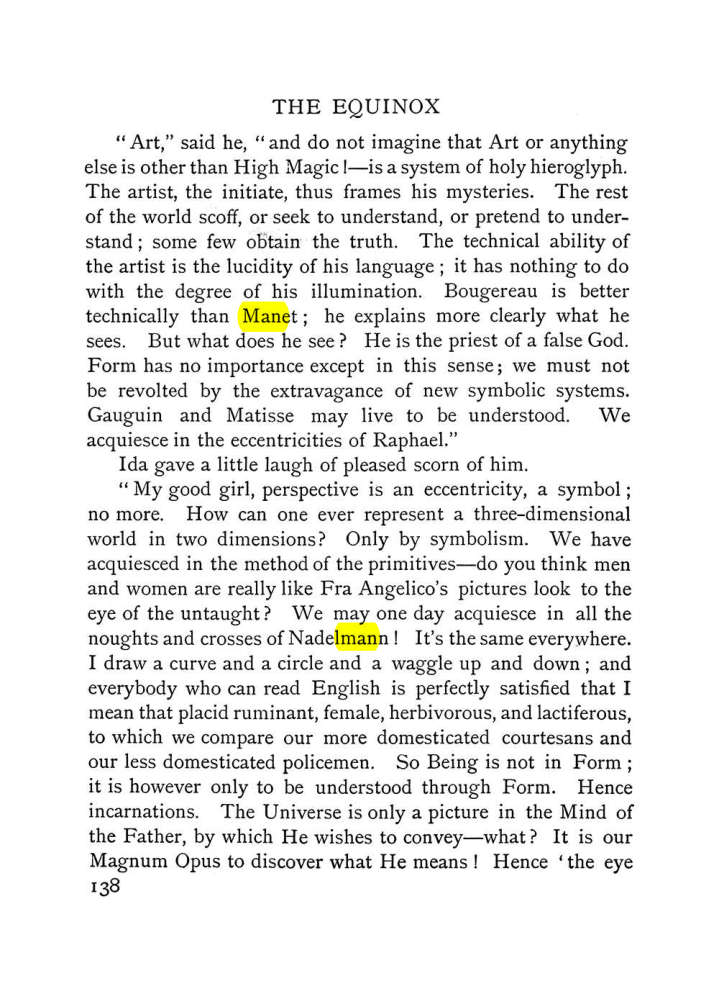 Original scan of The Equinox (Volume I, Number VI), PDF page 146