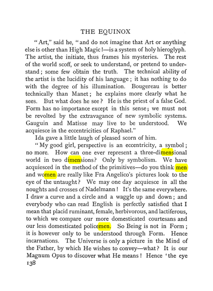 Original scan of The Equinox (Volume I, Number VI), PDF page 146