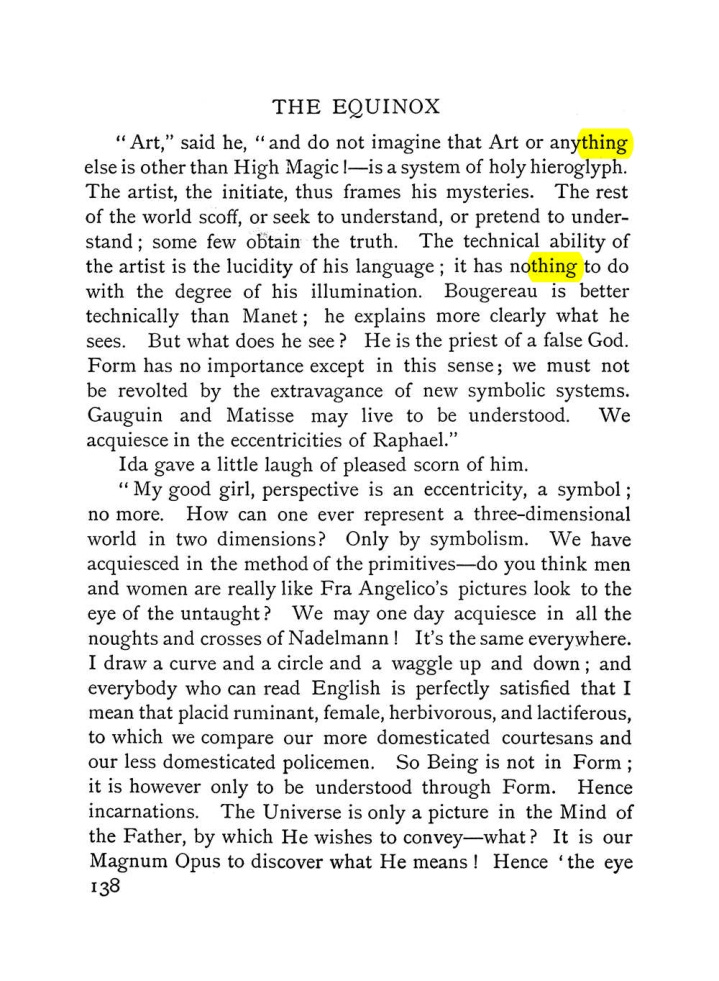 Original scan of The Equinox (Volume I, Number VI), PDF page 146