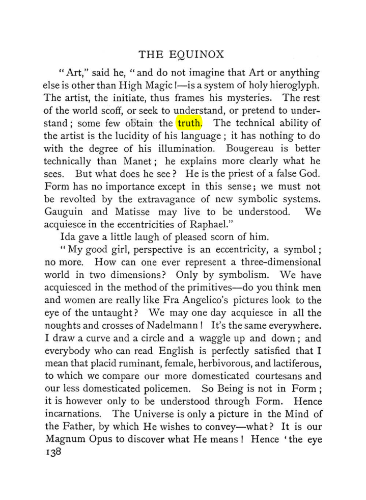 Original scan of The Equinox (Volume I, Number VI), PDF page 146