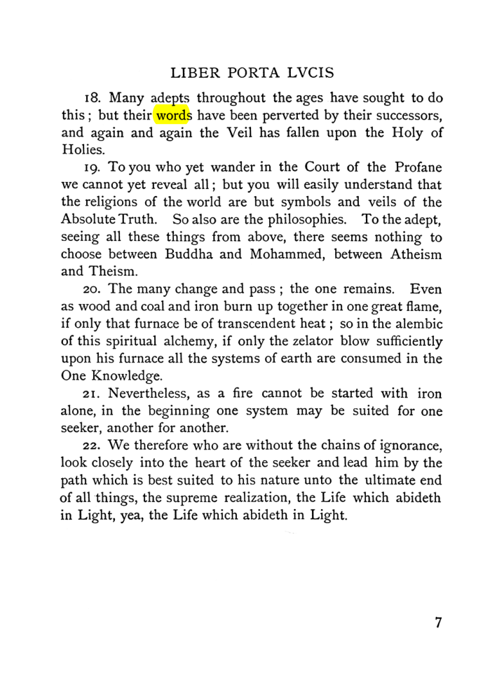 Original scan of The Equinox (Volume I, Number VI), PDF page 15
