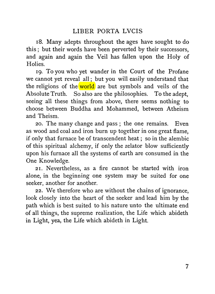 Original scan of The Equinox (Volume I, Number VI), PDF page 15