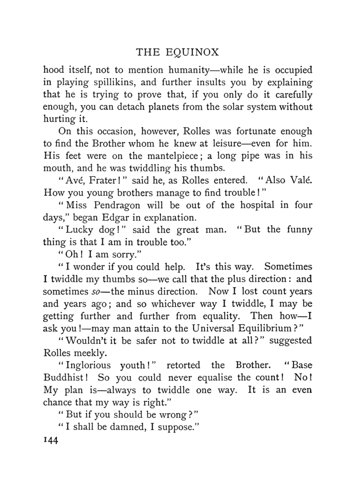 Original scan of The Equinox (Volume I, Number VI), PDF page 152
